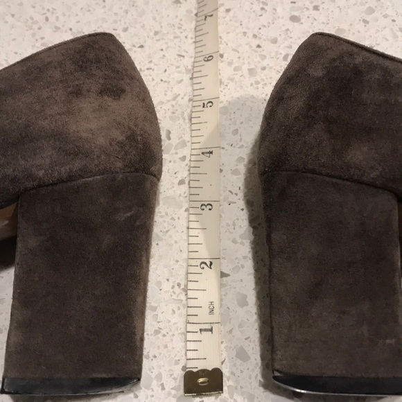 Salvatore Ferragamo Chocolate Suede Mary Janes